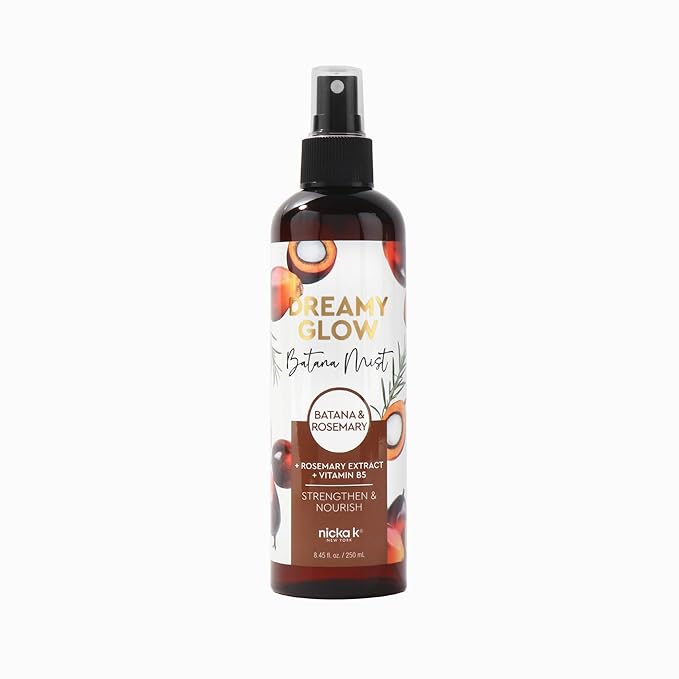 Nicka K New York, Dreamy Glow Batana & Coconut Mist, Hydrating Hair & Body Mist, Nourishing Spray with Batana Oil, Vitamins B5, C & E (Batana Water)