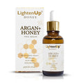 Lighten-Up Honey, Skin Brightening Serum - 1 fl oz / 30ml - Formulated to Fade Dark Spots, Skincare Serum - with Agran Oil, Aloe Vera & Rose Water