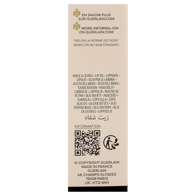 Guerlain Kiss Kiss Bee Glow Oil - 809 Lavender Glow for Women - 0.3 oz Lip Oil