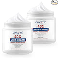 OUKEYA Urea Cream 40 Percent, Foot & Hand Cream for Dry Cracked, Urea Lotion for Feet Maximum Strength(12.35Oz X 2 Packs)