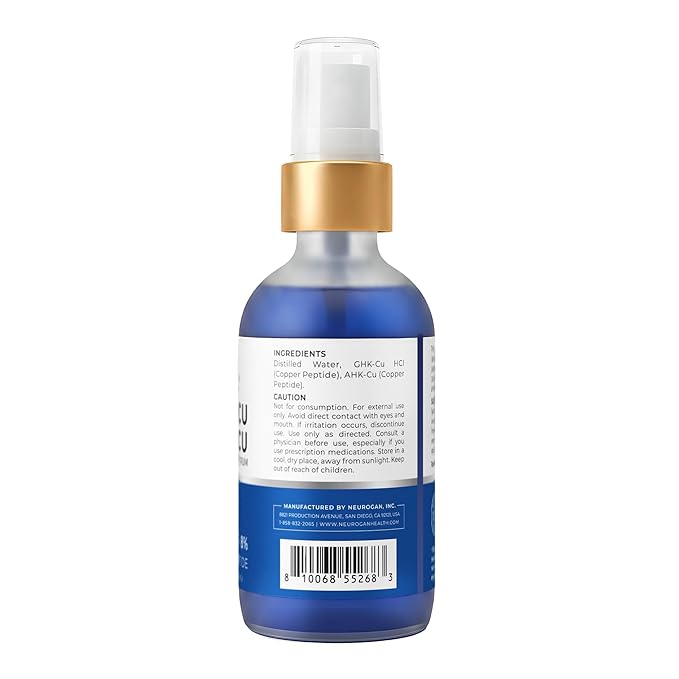 Neurogan GHK-Cu + AHK-Cu Hair Serum Pro - Lightweight Scalp Serum with Dual Copper Peptides - Daily Hair & Scalp Use, Cosmetic Product