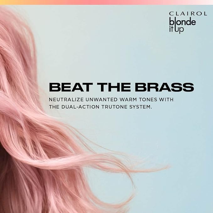 Clairol Blonde It Up Crystal Glow Toners Demi-Permanent Hair Dye, Radiant Opal Hair Color, Pack of 2