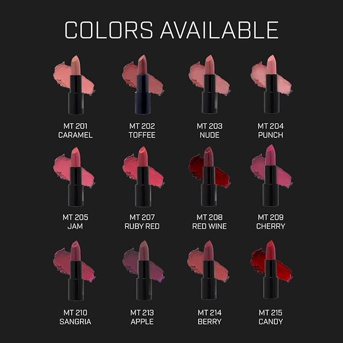 Radiant Professional Matte Lipstick for Women – Long Lasting Lipstick with Vitamin E, Hyaluronic Acid & UV Protection (UVA/UVB) – Advanced Care & Ultra Moisturizing Lip Stick – 216 FLAME