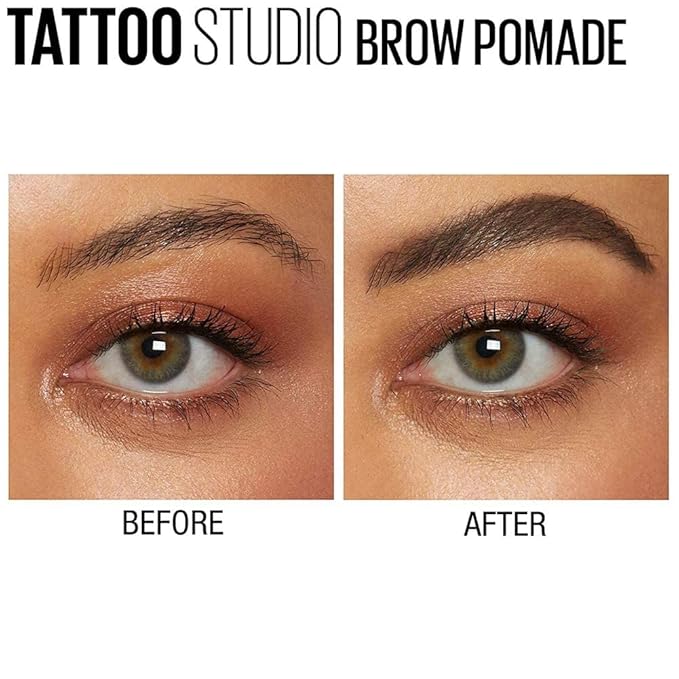 VERONNI Eyebrow Cream,Brow Color Long Lasting Waterproof Eyebrow Pomade Gel,Eyebrows Enhancers Soft Smooth Eye Makeup 0.75oz (#05 Ebony)
