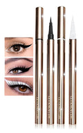 2PCS Waterproof Liquid Eyeliner, White and Black Eyeliner Set, Quick Drying Long-lasting Eye Liner for Makeup, Cruelty-Free Eyeliner Liquid Set Smudge Proof Easy To Use