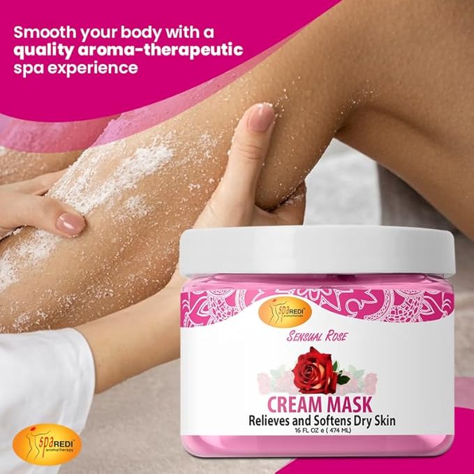 SPA REDI Professional Pedicure & Body Mask - A Concentrated Skin Repair Treatment So Potent, It Requires Gloves for a Visible Transformation on Tough Calluses and Severely Cracked Heels 16 Oz
