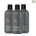 ATTITUDE Shower Gel Body Wash for Men, 98% Natural Origin Ingredients, Paraben & Phthalate Free, EWG Verified, Cleanses Without Drying, Matcha & Bergamot, 14 Fl Oz (Pack of 3)
