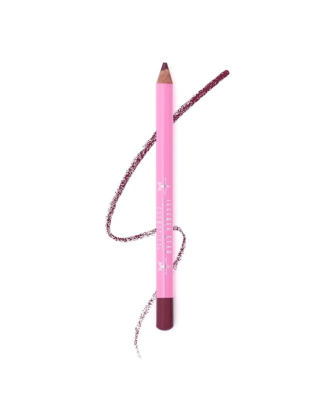 Jeffree Star Cosmetics Velour Lip Liner, Creamy Formula, Satin Finish, Long-Lasting, Peptide Complex, Mineral Oil-Free, Vegan & Cruelty-Free (Cut Throat Love)