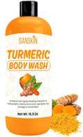 Turmeric Body Wash – Skin Brightening Liquid Soap for Discoloration – Natural Anti Aging Exfoliating Turmeric Body Wash for Spots, Acne, Sun Damage – Bath Soap Skincare