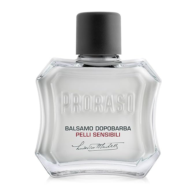 Proraso After Shave Balm - Oatmeal & Green Tea - Nourishing & Gentle Formula After Shave Cream for Sensitive Skin - Premium Italian Shaving for Men - 3.4oz,(Pack of 2)
