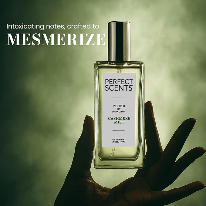 Perfect Scents – Inspired by Donna Karen’s Cashmere Mist Eau de Toilette, 3.4 fl oz