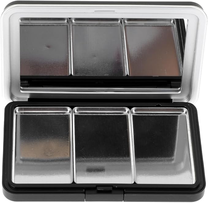 SEWACC Empty Lipstick Palette Depotting Case Blusher Lipstick Box Refillable Eyeshadow Pan Container Magnetic Makeup Organizer Case Dispensing Storage Box for Travel and DIY Storage