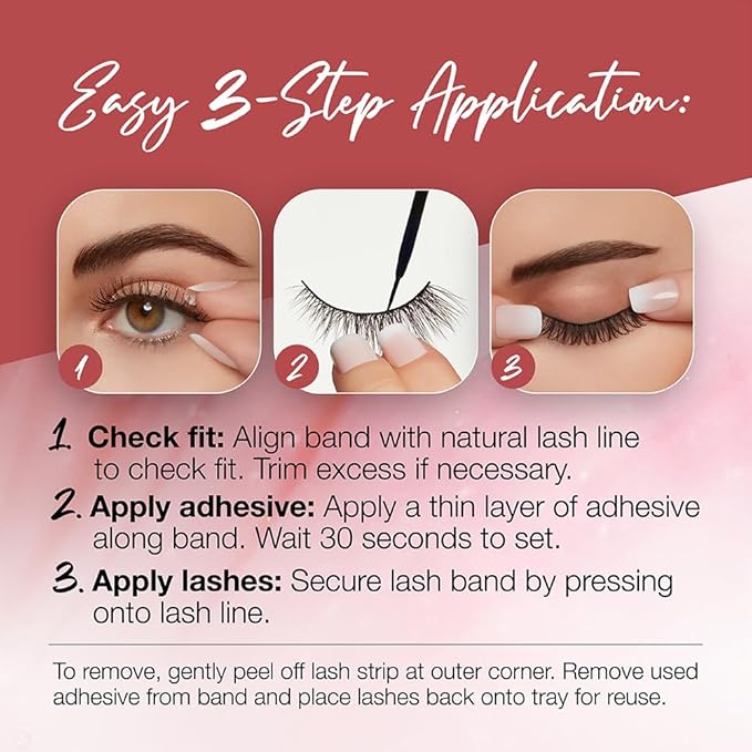 Ardell Doll Look Lashes Bambi – Fluffy Cluster Natural Look False Eyelashes, Full Curls for Big Eye Effect, Lightweight Reusable Wispy Lashes Strips, 4 Pack
