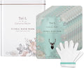 Catherine Muller Floral Hand Mask 8 Pairs, Moisturizing Gloves for Dry Hands withElder Flower & CICA, Repairing and Nourishing Hand Care Treatment for Cracked, Rough, and Dry Skin