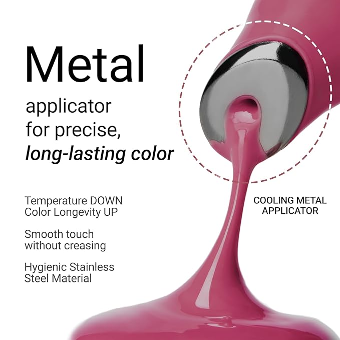 JUNG SAEM MOOL LIP-PRESSION Metal Serum Gloss | Hydrating Tinted Lip Balm with a Hygiene Precision Metal Applicator & Serum Infused Ingredients, Korean Lip Plumper Gloss (Berry Moon)