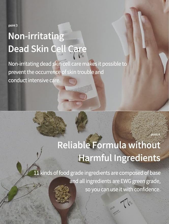 Anua Heartleaf 77 Soothing Toner, Moisturizing & Calming Facial Toner for Glass Skin, Hyaluronic Acid, Lightweight Hydration for Sensitive Skin, Redness Relief, Korean Skincare, 8.45 fl.oz