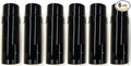 Empty Deodorant Twist-up Containers (Natural, White, Black) - for lotion bar, heel balm etc. (1 oz.) - Travel Size Empty Deodorant Tubes 30g Small Size (6, Black)