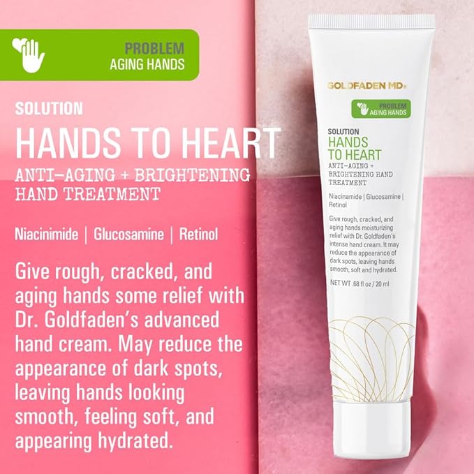 GOLDFADEN MD 3 Pack Hands To Heart Oil of Grapefruit Anti-Aging + Brightening Hand Treatment 3pcs .67 oz