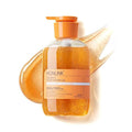 Vitamin C Exfoliating Body Wash – Gentle Shower Gel with Pecan Shell Powder, Amino Acids & Botanical Extracts – Hydrating & Smoothing Body Cleanser for Daily Use, 16.9 Fl Oz
