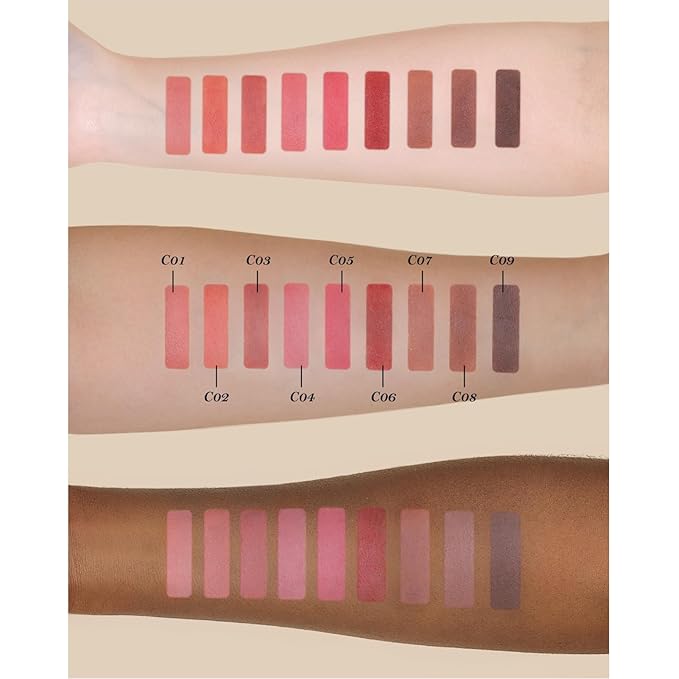 Flower Knows Little Angel Matte Lipstick,Super Soft & Ultra Silky Lip Mud Stick,Long Lasting & Moisturizing Vegan Lip Makeup for Girls&Women,Velvety Pink Finish(C04 Cupid)