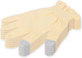 Cotton Moisturizing Gloves Overnight Hand Beauty Gloves Touchscreen Sleeping Gloves (M-Beige, Count, 6)