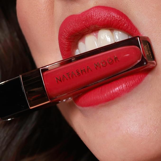 NATASHA MOOR: Molten Matte Liquid Lipstick - Long-Lasting, Hydrating, Matte Finish with Moisturizing Vitamin E - Waterproof, Kiss-Proof, Cruelty-Free - 12-Hour Stay Power - SURVIVOR