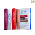 The Outset Lip Oasis Hydrating Lip Balm & Gloss 4-Shade Set, Sheer Tint Dune, Clear, Mirage & Sun Kiss, Clean, Vegan & Gluten-Free - 0.3 oz Each