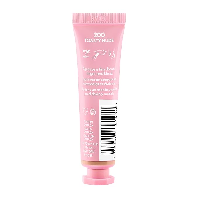 COVERGIRL Clean Fresh Dewy Tint 200 Toasty Nude, 3-in-1 Tint, Blendable Color For Eyes, Lips & Cheeks, 0.33 fl oz (Pack of 2)