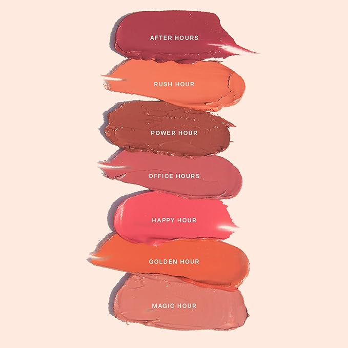 Tower 28 BeachPlease Cream Blush + Tinted Lip Balm - Multi-Use Lip Tint + Dewy Blush for Cheeks With Aloe Vera + Green Tea - Vegan, Non-Comedogenic Makeup for Sensitive Skin - Office Hours (0.16 oz)