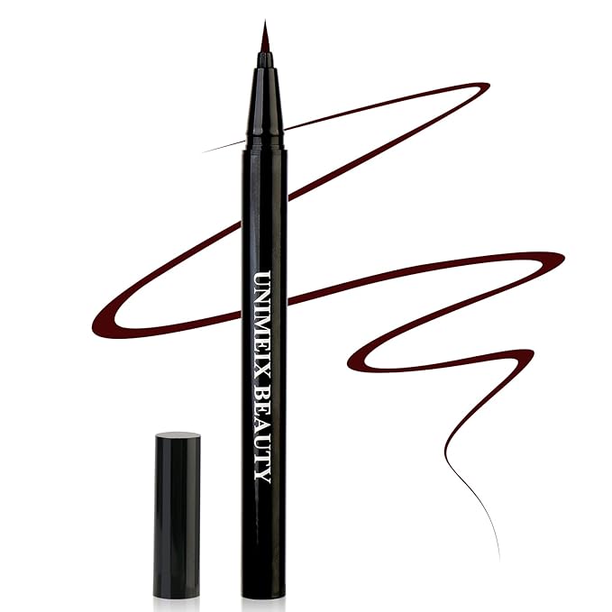 UNIMEIX Liquid Liner - Waterproof Eyeliner Pen, Precise All Day Wear, Brown