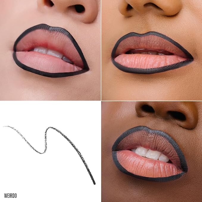 Jeffree Star Cosmetics Velour Lip Liner, Creamy Formula, Satin Finish, Long-Lasting, Peptide Complex, Mineral Oil-Free, Vegan & Cruelty-Free (Weirdo)