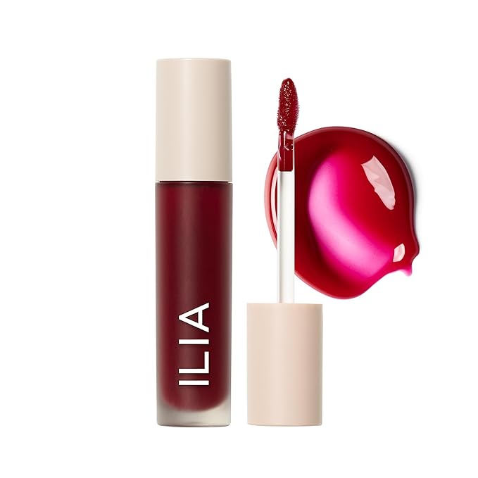 ILIA - Overglaze Hydrating Lip Gloss | Long-Wear, Non-Sticky, 24-Hour Hydration | Smooth + Plump | Vegan + Silicone-, Gluten-, Nanoparticles-Free (Studio)