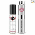 CA Perfume Duo Impression of Pink Floral For Women And Men Perfume Layering Set Long Lasting Travel Size EDP + Body Oil Roll-On Bottle 0.27 Fl Oz+0.33 Fl Oz