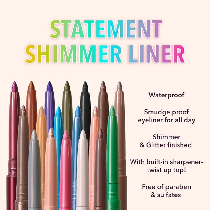Moira Statement Shimmer Liner (003, White Pearl)