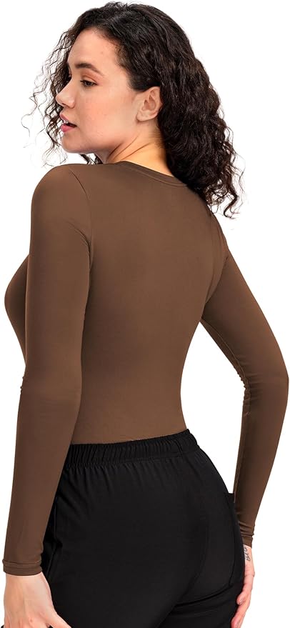 COZYFIT Scrub Undershirts Long Sleeve Women - Underscrub Comfort Tee