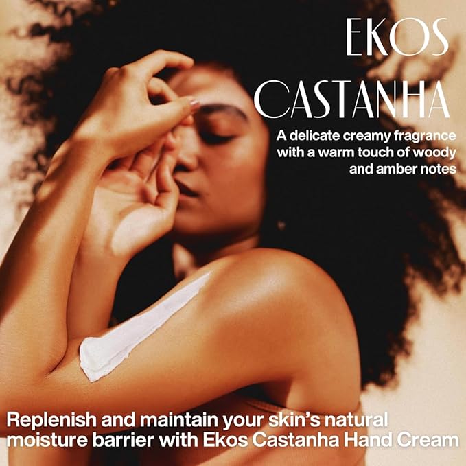 Natura - Brazil Nut Hand Cream Travel Size- Anti-Dryness Castanha Hand Balm - 24-Hour Deep Hydration Moisturizer - Vegan - Brazilian Beauty Secrets - Self Care & Body Care - 1.4oz (40g)