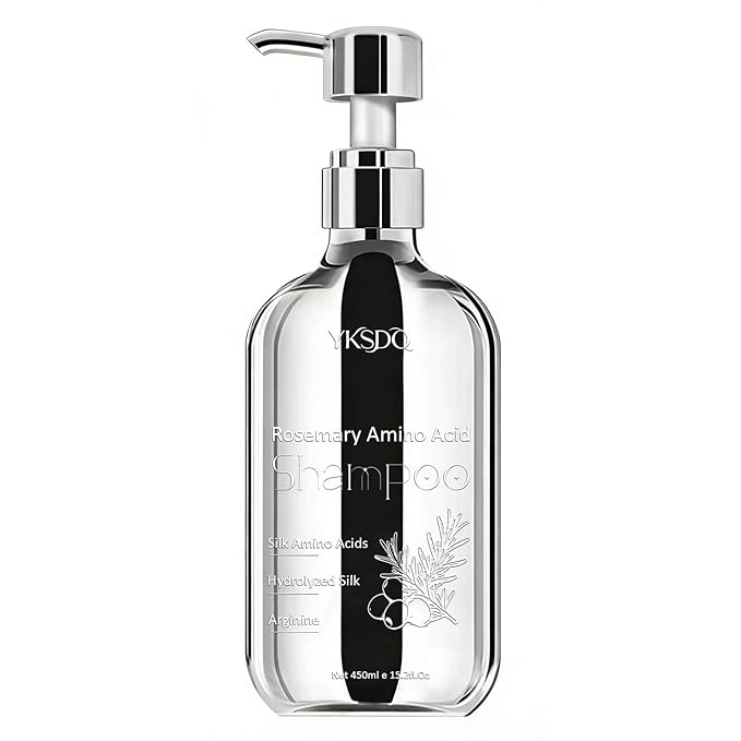 Unisex Sulfate-Free Rosemary Shampoo with Hydrolyzed Collagen & Amino Acids, Nourishing Hair & Scalp Care for Fuller-Looking Hair, Paraben-Free Formula (1)