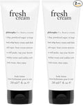 philosophy fresh cream body lotion - with notes of vanilla,heliotrope & tonka bean - 7 fl oz,(Pack of 2)
