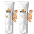 Tinted Sunscreen SPF 50 Broad Spectrum - Face Sunscreen with Titanium Dioxide, No White Cast & Oil-Free Formula, Non-Sticky Hydrating Sun Protection for All Skin Types, Travel Size 1.7oz (2)