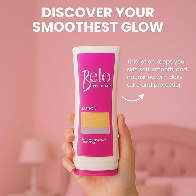 Belo Essentials Body Lotion - Fast-Absorbing Daily Moisturizing Cream for Smooth, Hydrated Skin – Lightweight All-Over Body Hydration with Non-Greasy Texture - 200ml