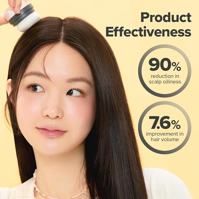 I DEW CARE Biotin Clarifying Dry Shampoo - Tap Secret Original Duo Set | Strengthening & Volumizing, Powder Type, Refillable, Travel size, Non-aerosol, Korean Ginseng, Stocking Stuffers, 0.26 Oz * 2ea