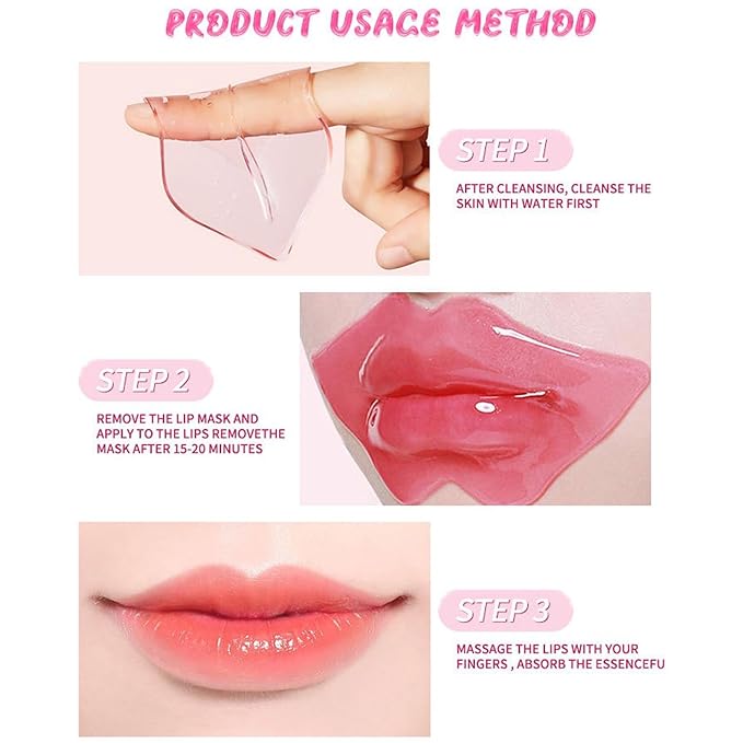 Lip Mask & Eye Mask-30PCS Under Eye Patches Skincare for Puffy Eyes Bags Reducing Dark Circles,Collagen Hydrating Moisturizing Smoothing Gel Pads for Fade Fine Lines Anti-Aging Wrinkles Avocado