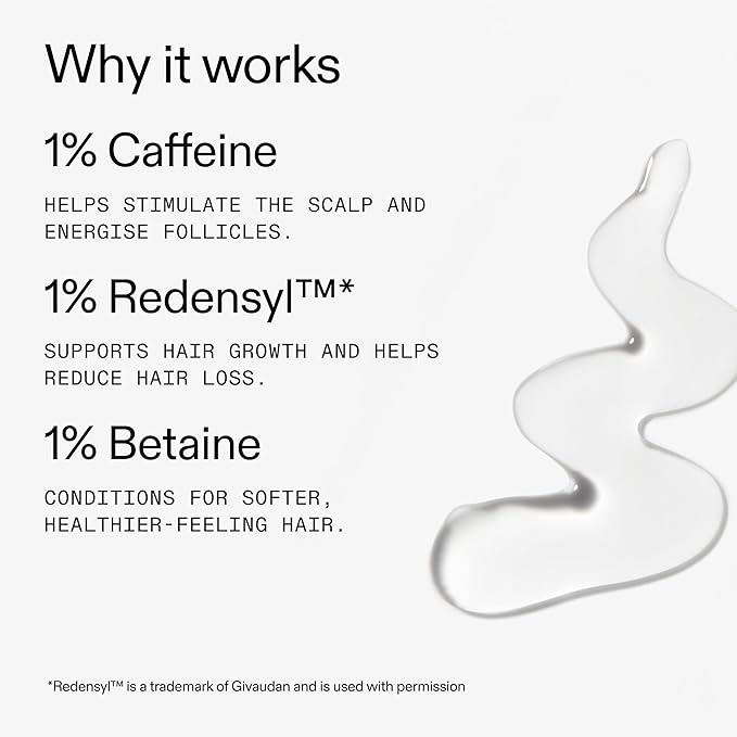 The INKEY List Caffeine Stimulating Scalp Treatment 5.07 Fl Oz, Contains Redensyl and Caffeine to Encourage Natural Hair Growth Cycle, Leaves Hair Feeling Soft