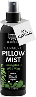 Aromasong Eucalyptus & Wild Mint Pillow Spray - All Natural Calming Linen & Bedtime Mist for Deep Sleep - Aromatherapy Essential Oils for Sleeping