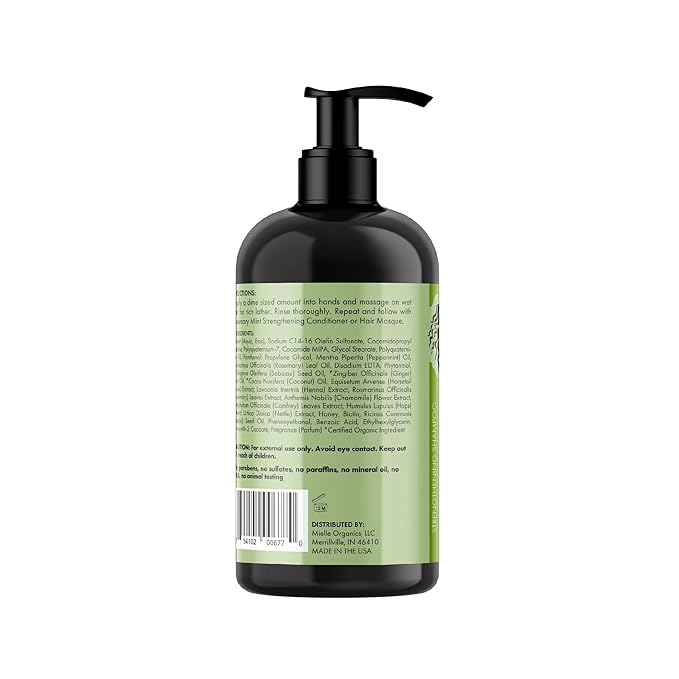 Mielle - Rosemary Mint - Biotin Infused - Encourages Longer Hair Products for Stronger and Healthier Hair - Shampoo & New Conditioner Styling Bundle Set 2 PCS