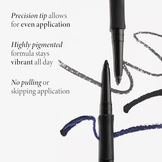 LAURA GELLER NEW YORK INKcredible Gel Eyeliner - Indigo Night - Waterproof Smudge-proof Eyeliner Pencil - Built in Sharpener