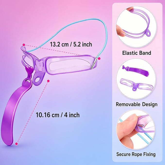 8 Styles Eyebrow Stencil Kit with Handle & Adjustable Headband for Beginners & Women, Reusable Washable Eyebrow Shaper Template for Daily Makeup Application, Functional Brow Stencil