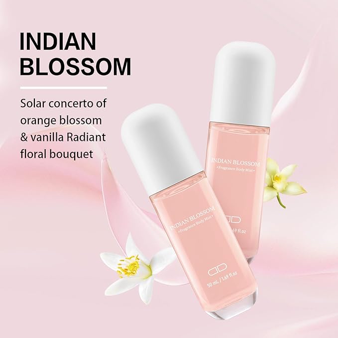 Roseye Hair & Body Perfume Mist – Jasmine Fragrance – Refreshing Scent Travel Size 1.7 Fl Oz/50ml