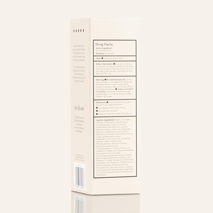 DIME Beauty Tinted Glow Wonderscreen SPF 30 - Mineral Tinted Moisturizer for Face with 19% Zinc Oxide, Skin-Enhancing Tone-Evening Sunscreen, Glow-Enhancing Tint, Vegan, Cruelty-Free, 50 g