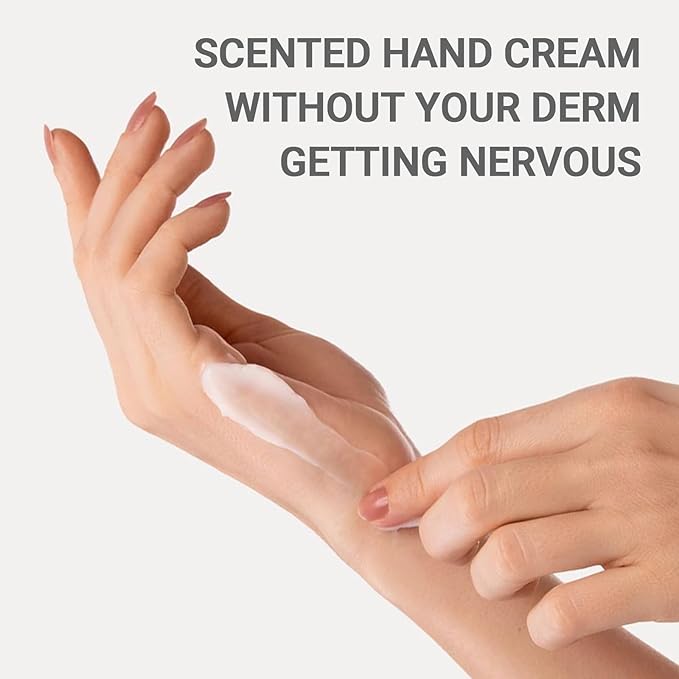 DincherBel Niacinamide 5% Hand Cream with Vitamin C - Deeply Hydrating Moisturizer for Dry Skin, Luxury Perfume Scented Non-Greasy Cream with Shea Butter Oil - 7.92 fl oz